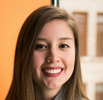 Führungskraft eines Finanzhandelsunternehmens, CFO Victoria Lawson, im Porträt